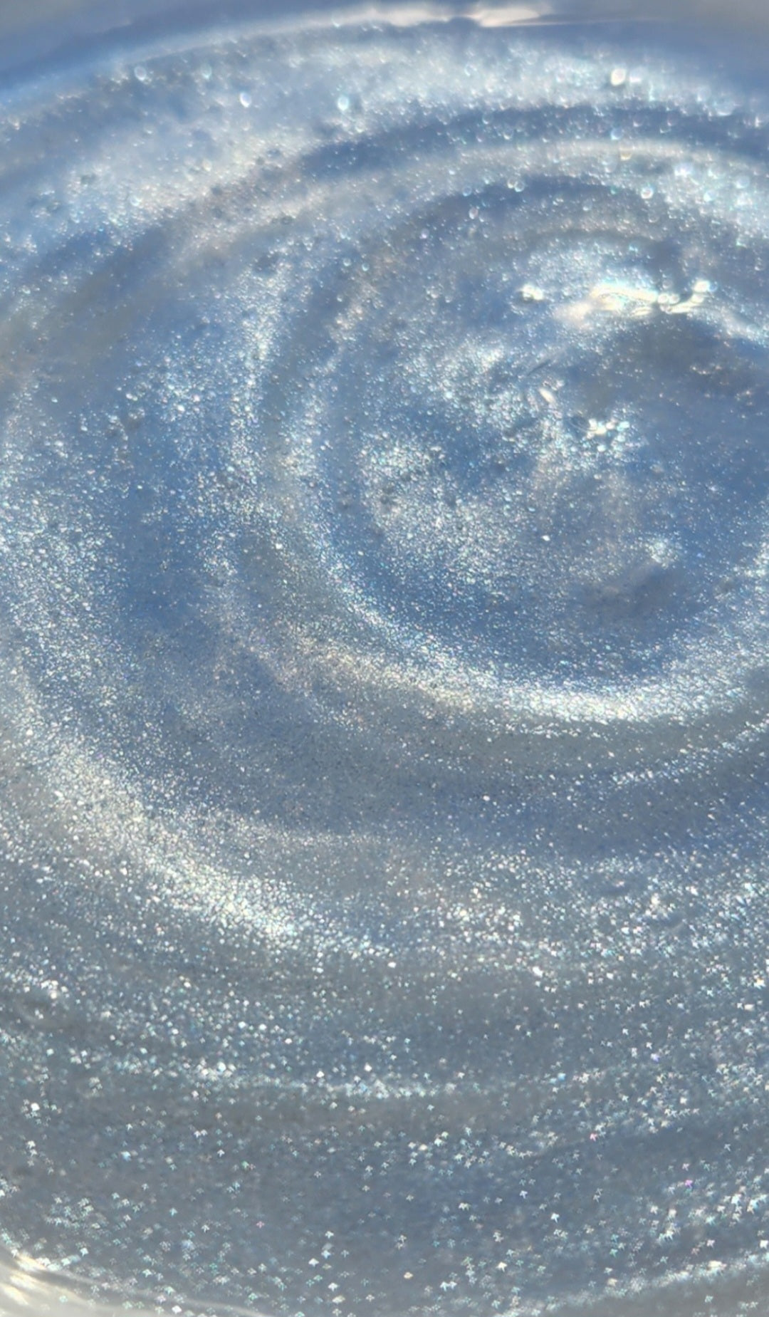 Angelic lip gloss (shimmering silver lip gloss)