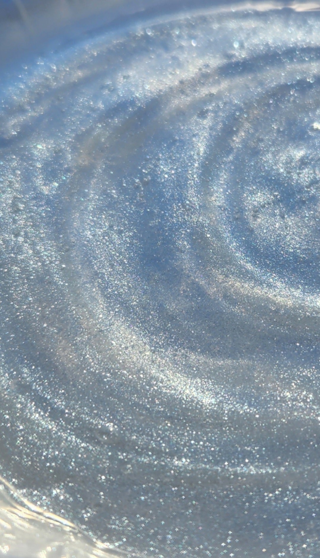 Angelic lip gloss (shimmering silver lip gloss)