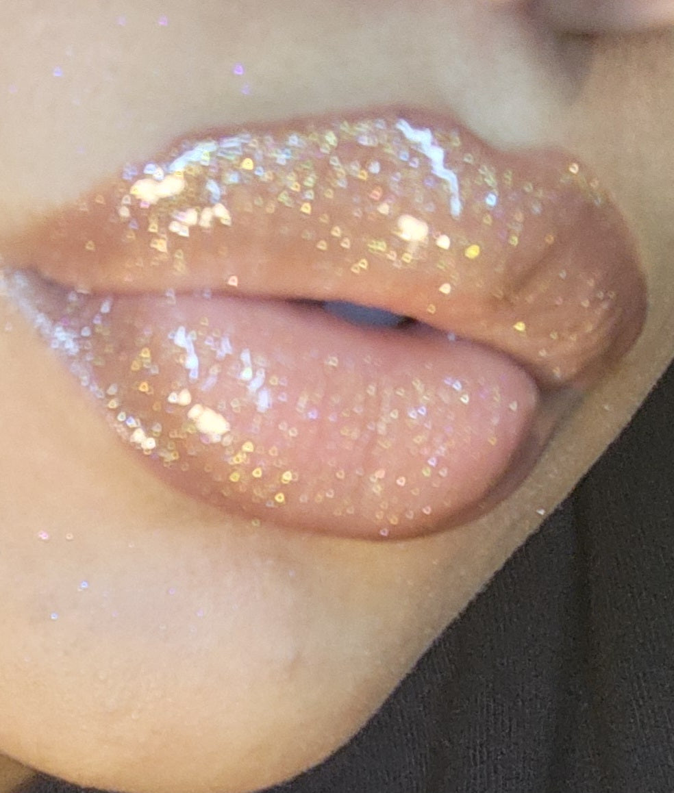 Godly (Gold) shimmering lip gloss