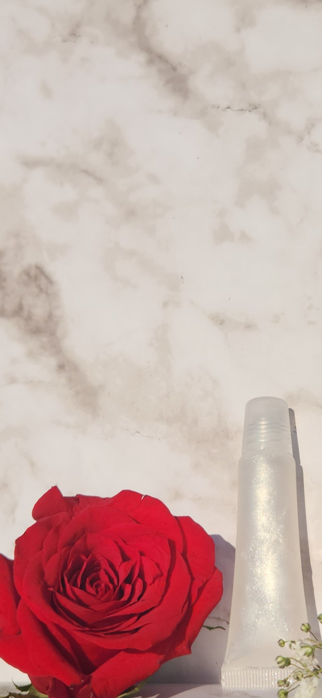 Angelic lip gloss (shimmering silver lip gloss)
