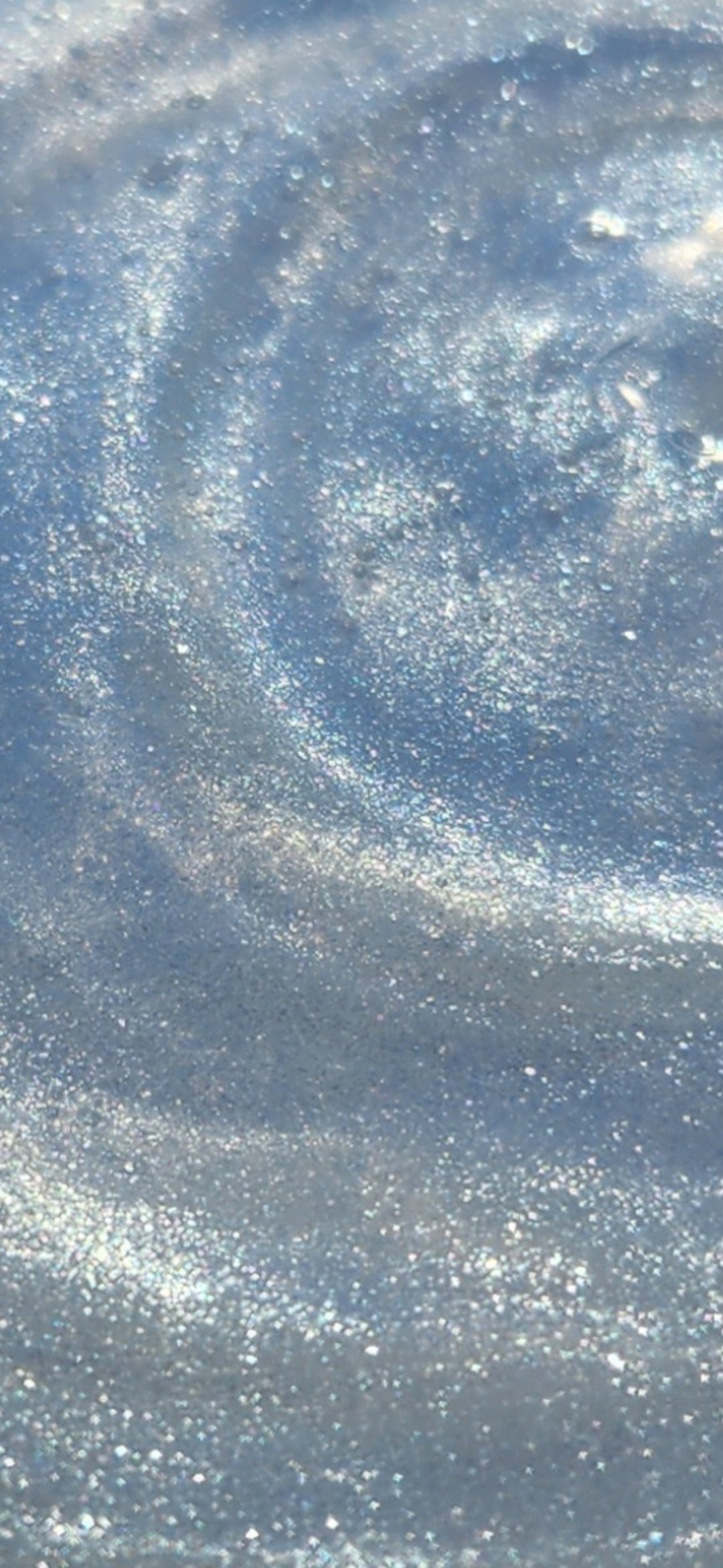 Angelic lip gloss (shimmering silver lip gloss)