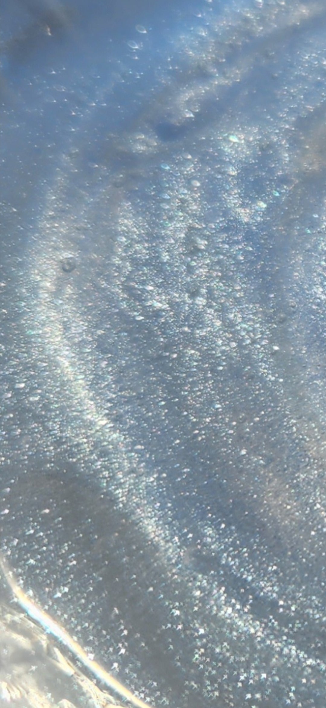 Angelic lip gloss (shimmering silver lip gloss)
