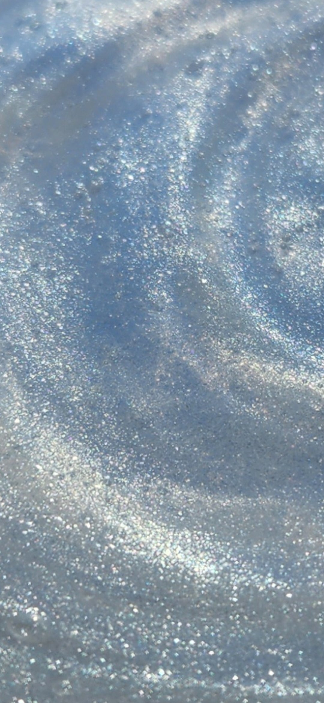 Angelic lip gloss (shimmering silver lip gloss)