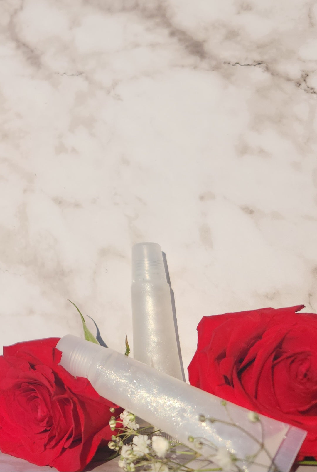 Angelic lip gloss (shimmering silver lip gloss)