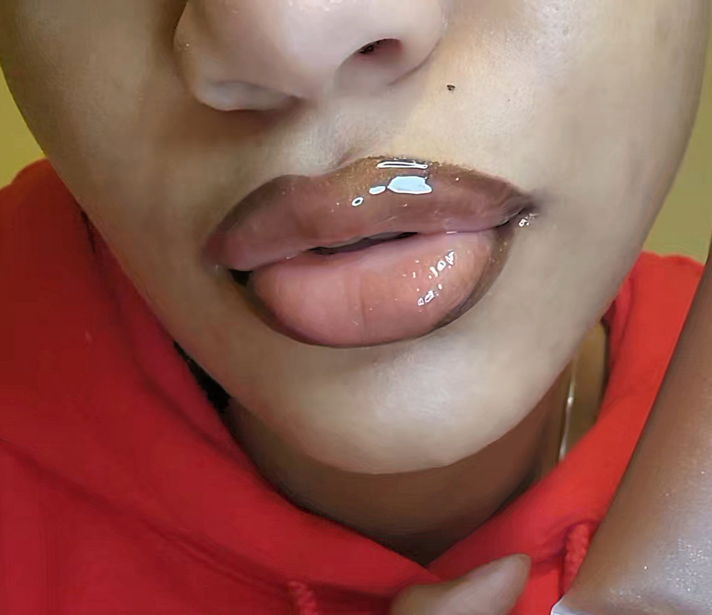 My Help lip gloss (Sheer brown lip gloss)