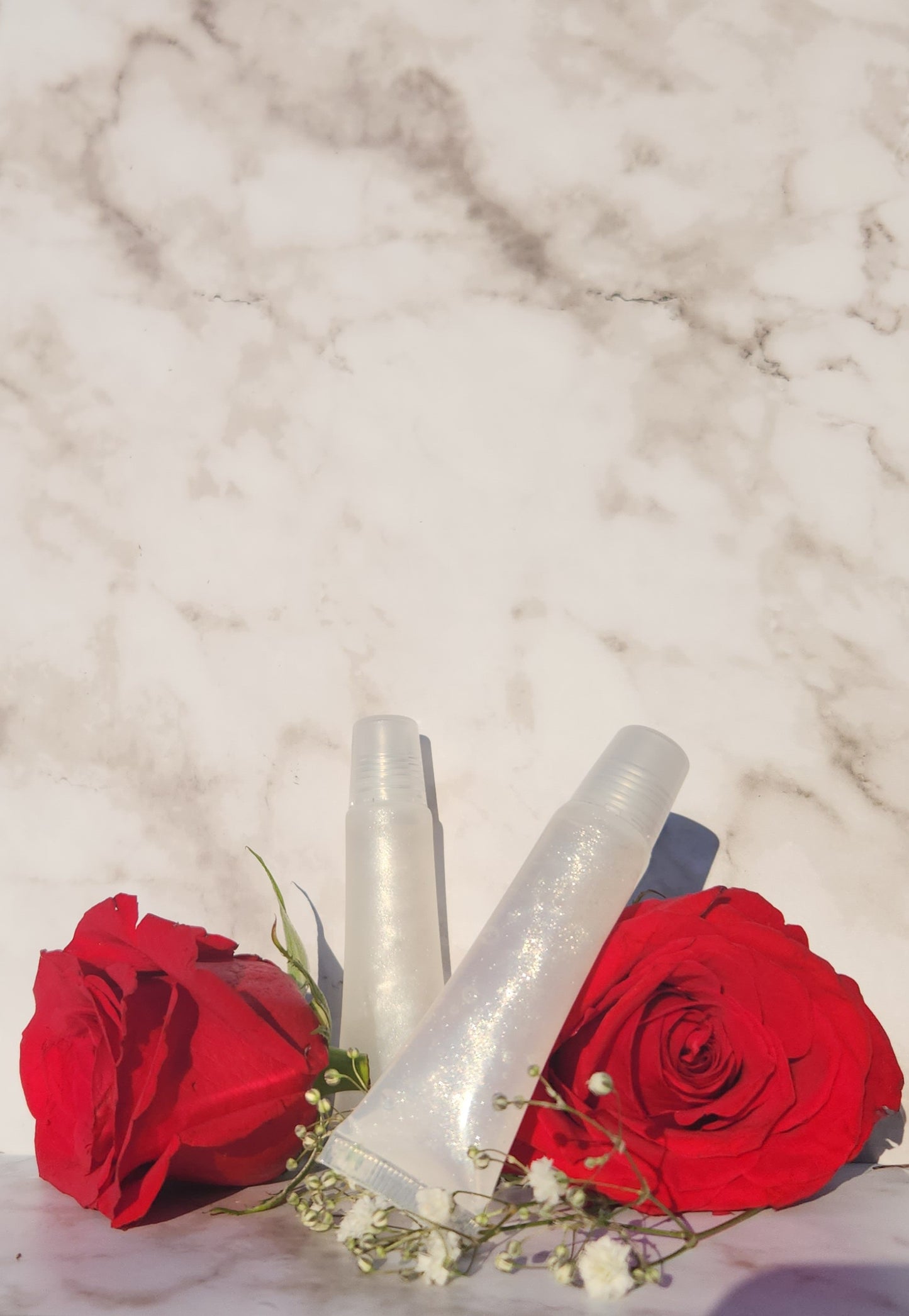Angelic lip gloss (shimmering silver lip gloss)