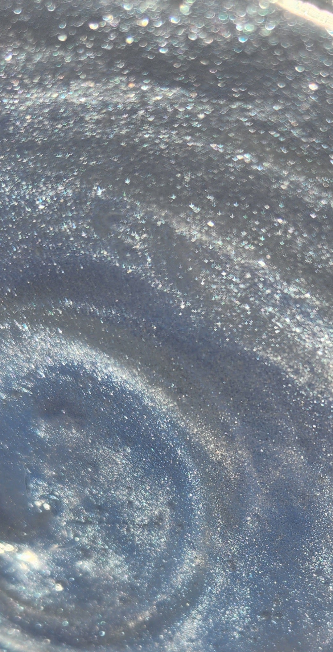 Angelic lip gloss (shimmering silver lip gloss)