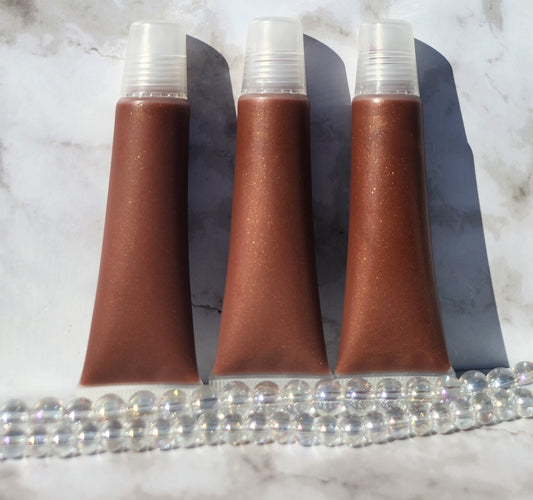 My Help lip gloss (Sheer brown lip gloss)