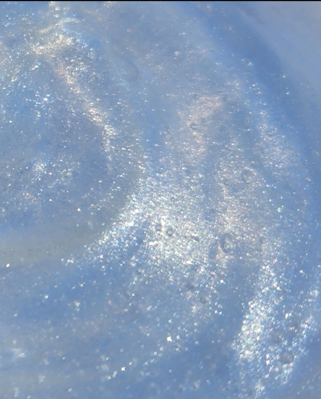 Angelic lip gloss (shimmering silver lip gloss)