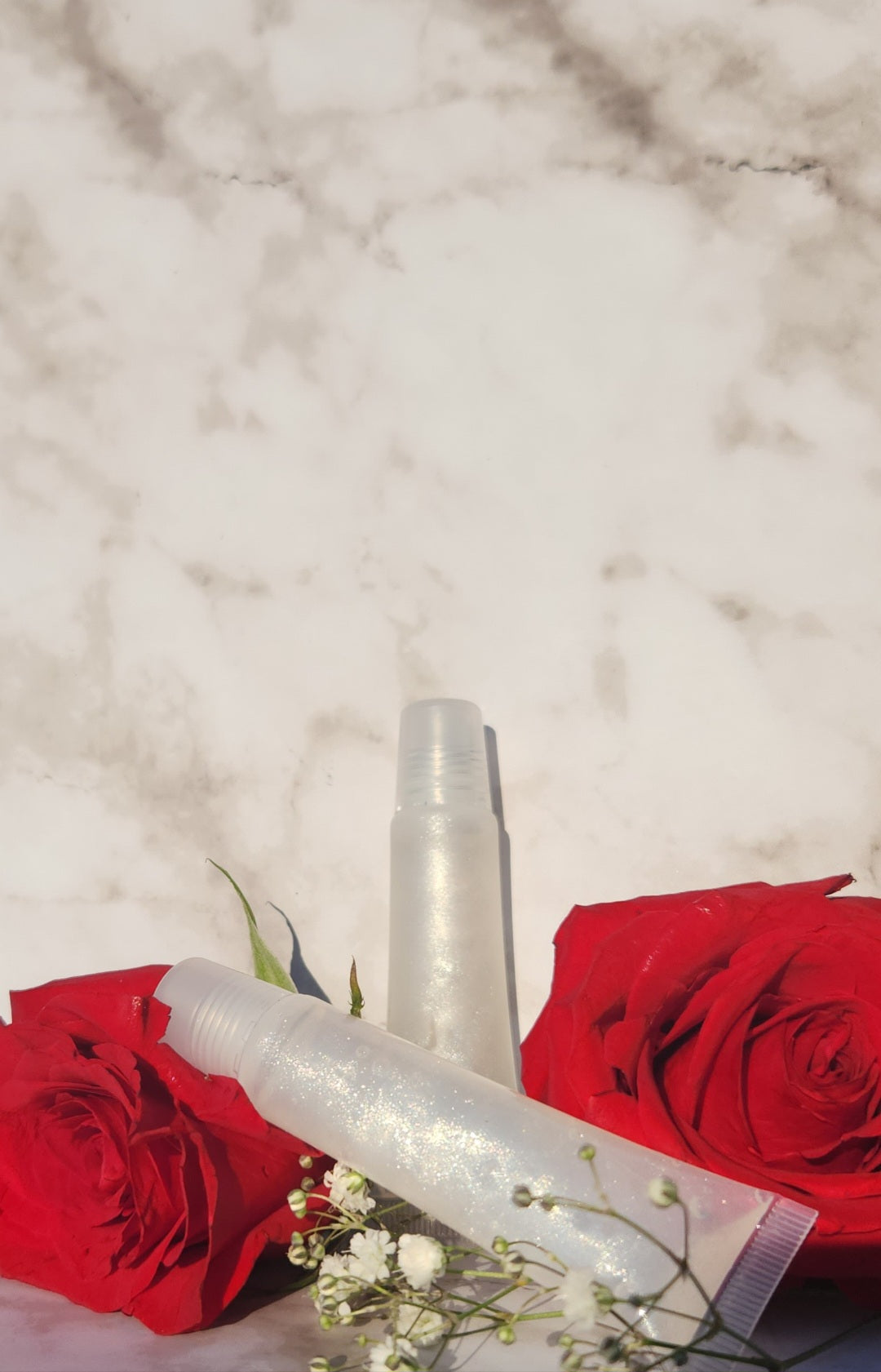 Angelic lip gloss (shimmering silver lip gloss)