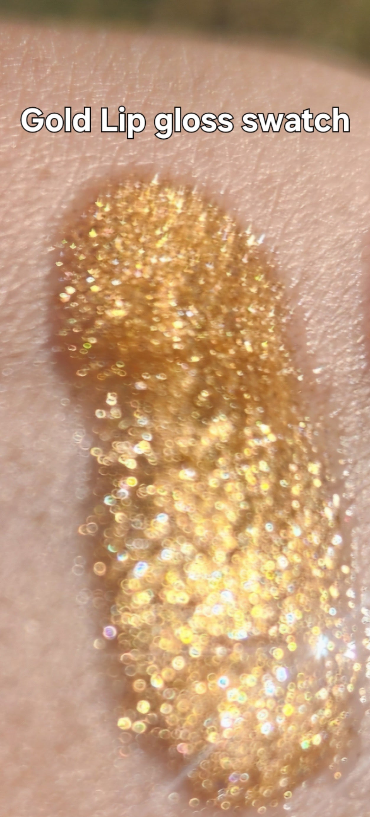 Godly (Gold) shimmering lip gloss